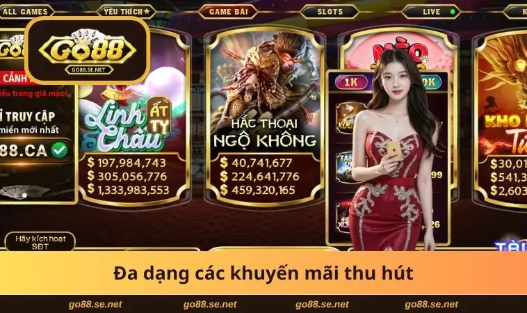 Đa dạng các khuyến mãi thu hút