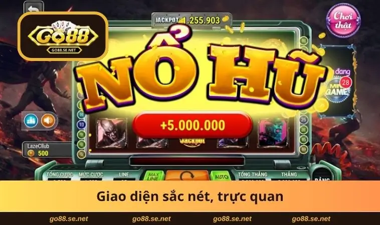 Giao diện sắc nét, trực quan