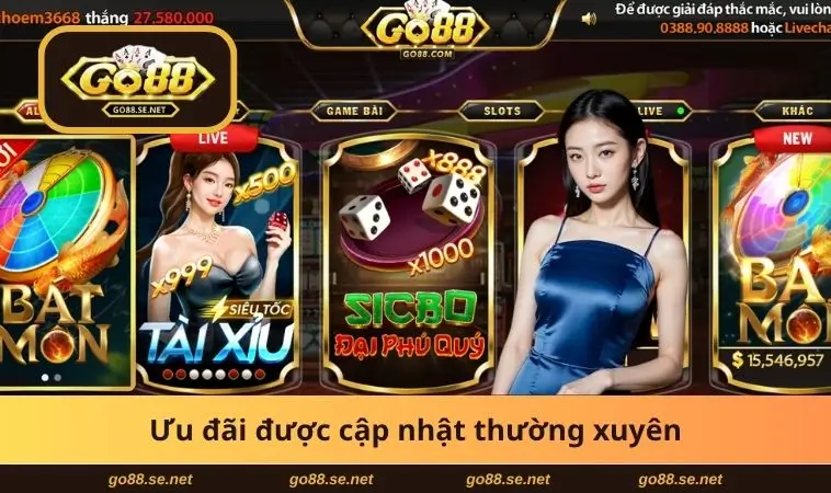 Ưu đãi cập nhật thường xuyên